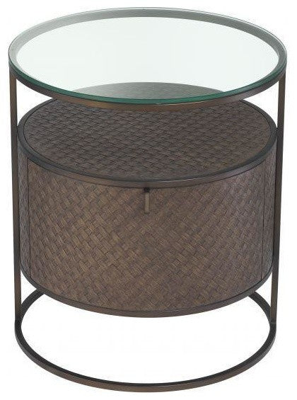 Woven Oak Bedside Table | Eichholtz Napa Valley
