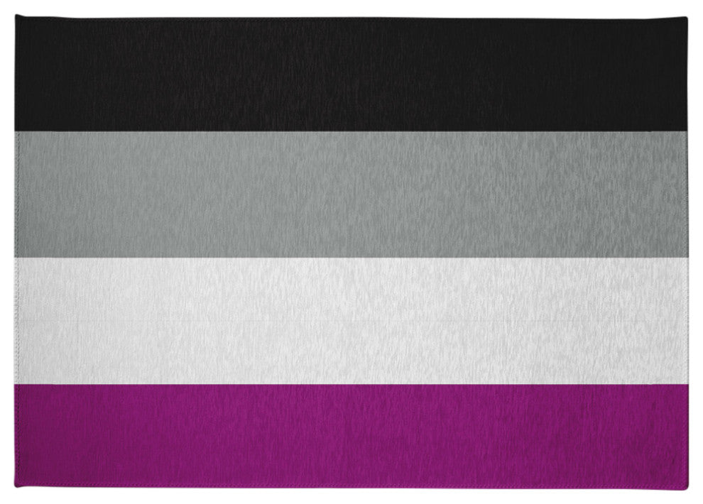 Asexual Chenille Rug, Asexual, 5'x7'