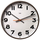15" Jumbo Wall Clock Madison Gunmetal