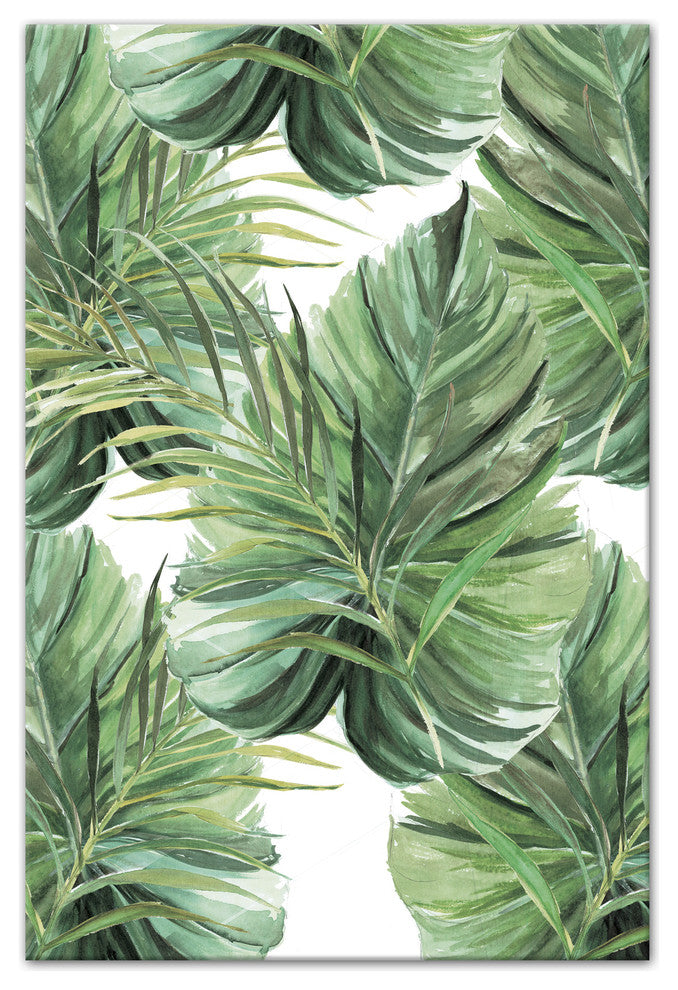 Tropical View 1 Canvas Wall Art, 24"x36"x1.25