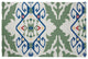 Bombay Medallion Spring Chenille Rug, Dark Cobalt Blue, 2'x3'