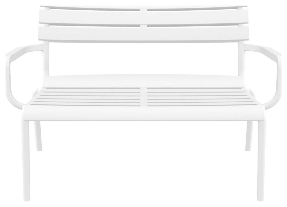 Paris Outdoor Bench White