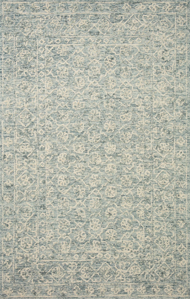 Loloi Cecelia Ocean / Ivory 2'-3" x 3'-9" Area Rug