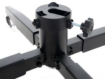 Rolling Artificial Christmas Tree Stand Metal (7-12 ft tall Trees)