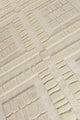 Hand Knotted White New Zealand Wool Area Rug