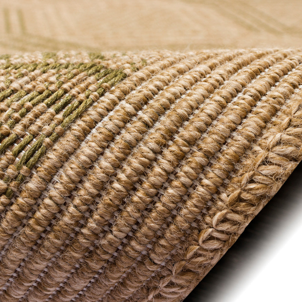 Sahara Links Indoor/Outdoor Rug Green 5'3"x7'3"