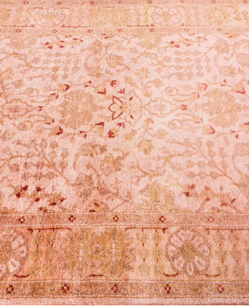 Overdyed One-of-a-Kind Hand-Knotted Area Rug Beige, 3' 0" x 10' 6"