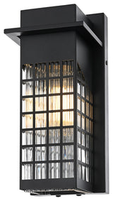 Home Living 5" Outdoor Wall Sconce, Black