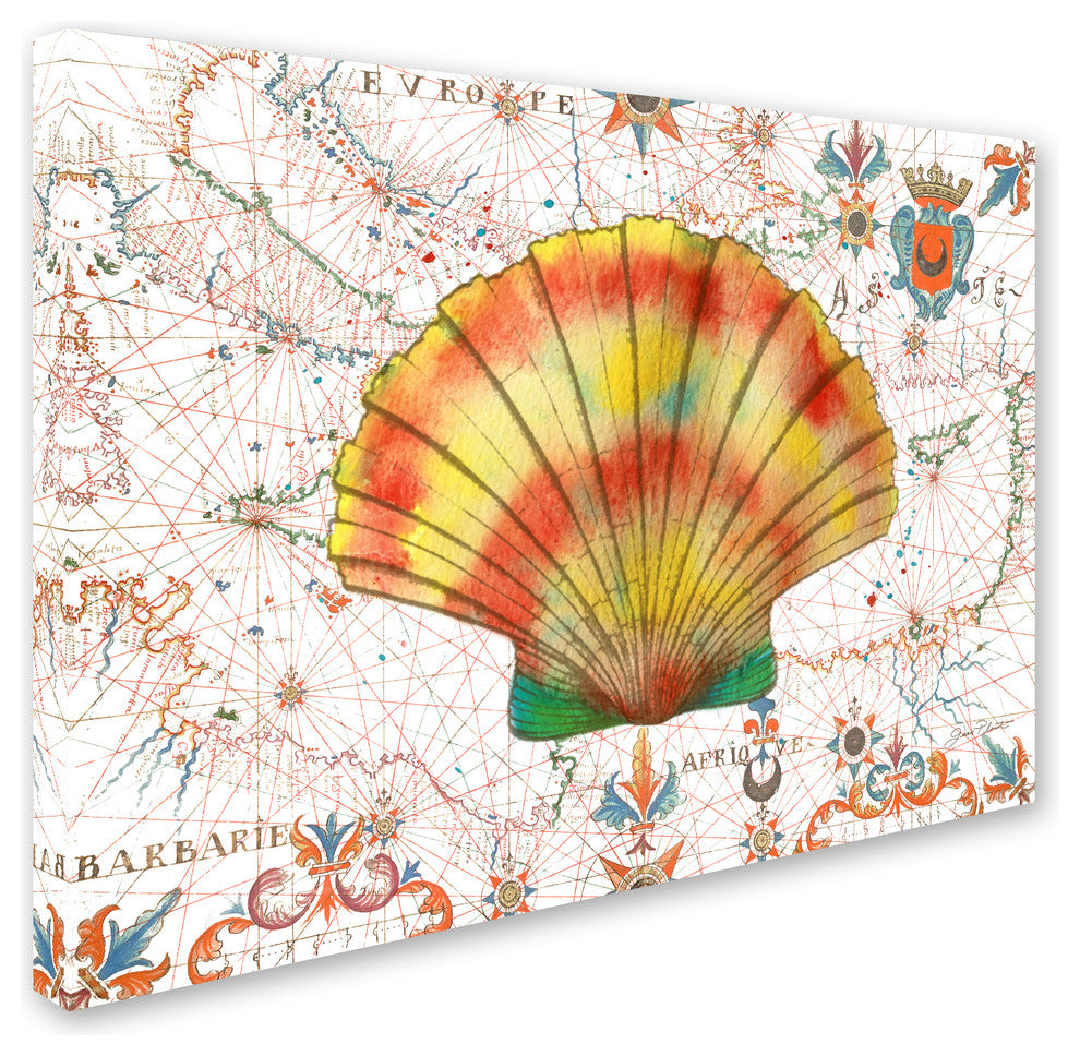 Jean Plout 'Nautical Treasures 6' Canvas Art, 32x24