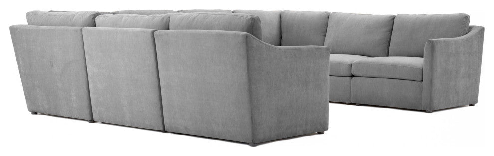 Aiden Gray Modular U Sectional - Grey