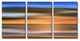 Ready2HangArt 'Blur Stripes IX' 3-PC Canvas Wall Art Set, 24 in. Highx16 in. W