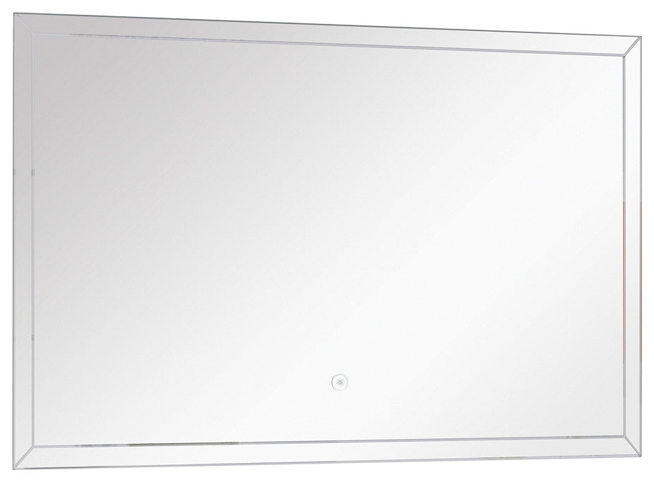 Transolid Finn LED-Backlit Contemporary Mirror, Silver
