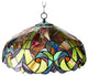 Liaison Tiffany-Style 2-Light Victorian Ceiling Pendent, 18" Shade