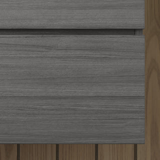 Boutique Bath Vanity, Vulcan Ash Gray, 40", Single Sink, Wall Mount