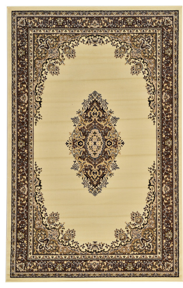 Unique Loom Ivory Washington Reza 5' 0 x 8' 0 Area Rug