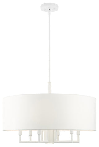 White Timeless, Transitional, Versatile, Pendant Chandelier