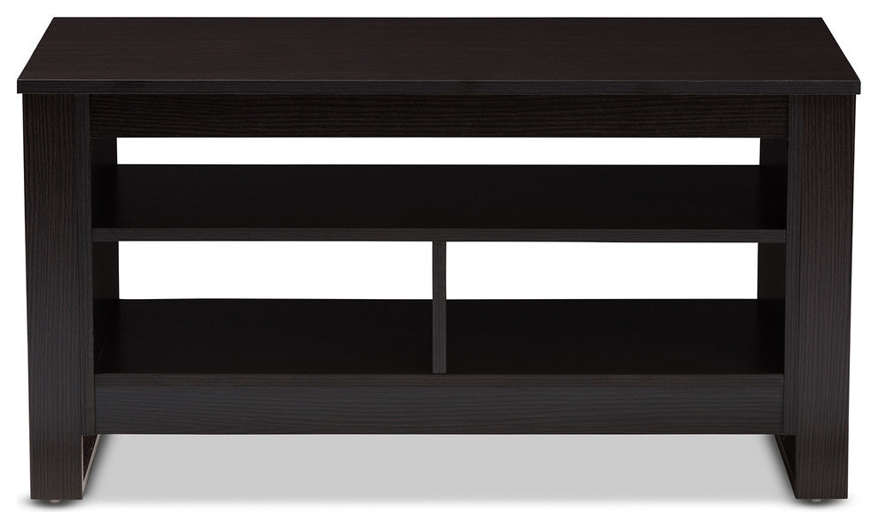 Nerissa Modern and Contemporary Wenge Brown Finished Coffee Table