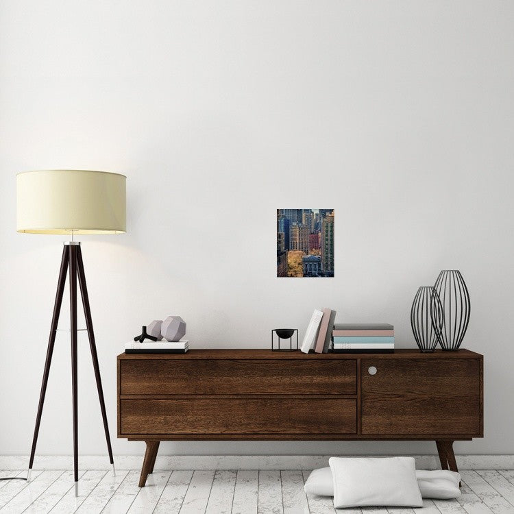 "City Life" Stretched Canvas Giclee by Liyun Yu, 13x16"