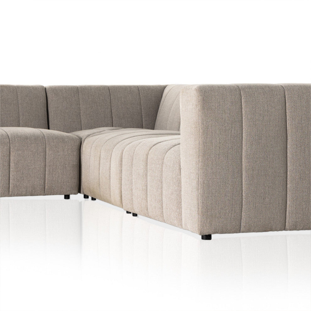 Langham 5pc Sectional-Napa Sandstone