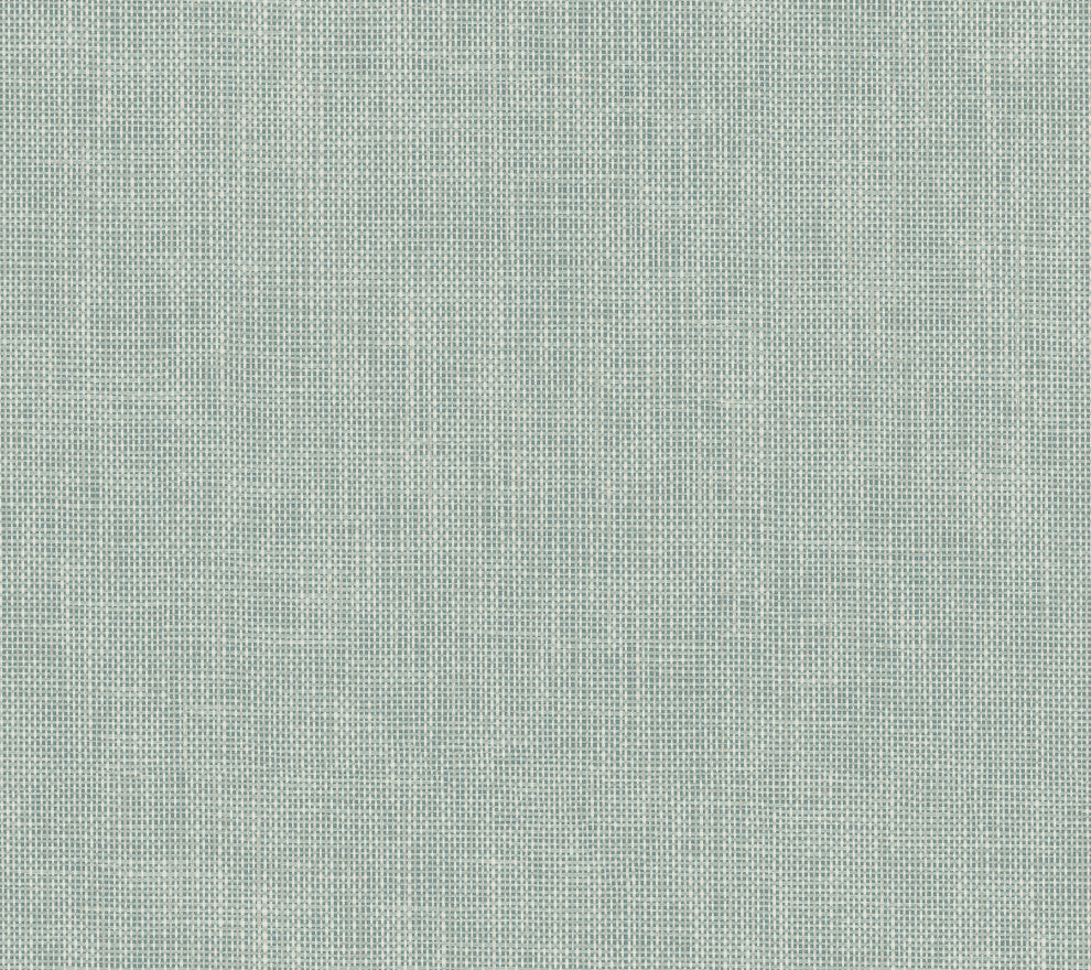 Reed Basket Blue Peel and Stick Wallpaper