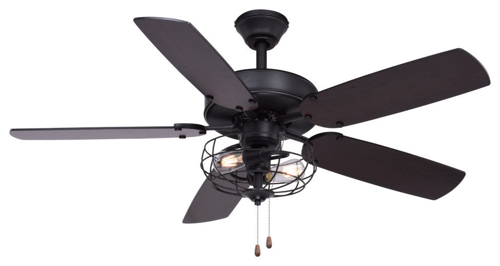 Reed 48" Ceiling Fan Matte Black