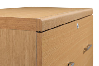 Alpine 2-Drawer Lateral File With Lockdowel Fastening System, Natural Finish
