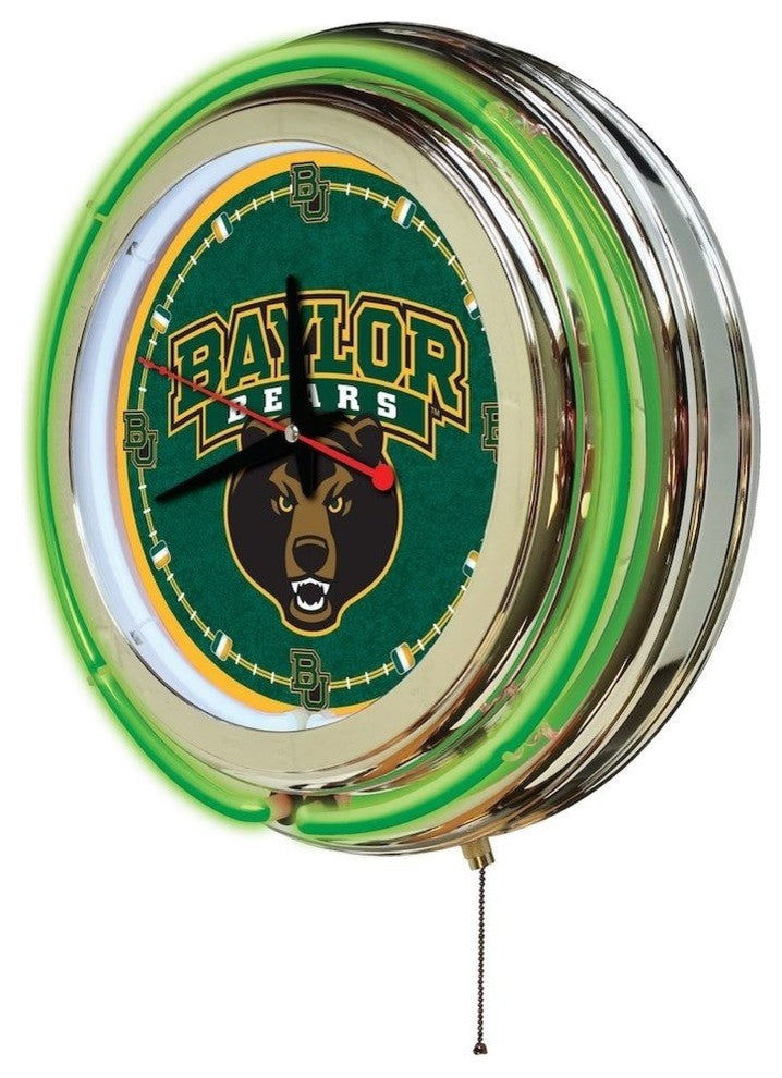 Baylor Neon Clock