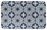 Navy Tile 34x21 Bath Mat