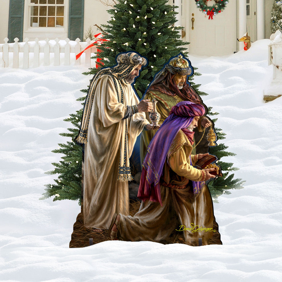 Miracle Nativity Three Kings Home and Outdoor Decor by Dona Gelsinger
