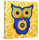 Marmont Hill, "Sunflower Eyed Owl" by Nicola Joyner on Wrapped Canvas, 18x18