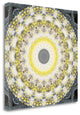 "Concrete Mandala II" By Linda Woods, Giclee Print on Gallery Wrap Canvas