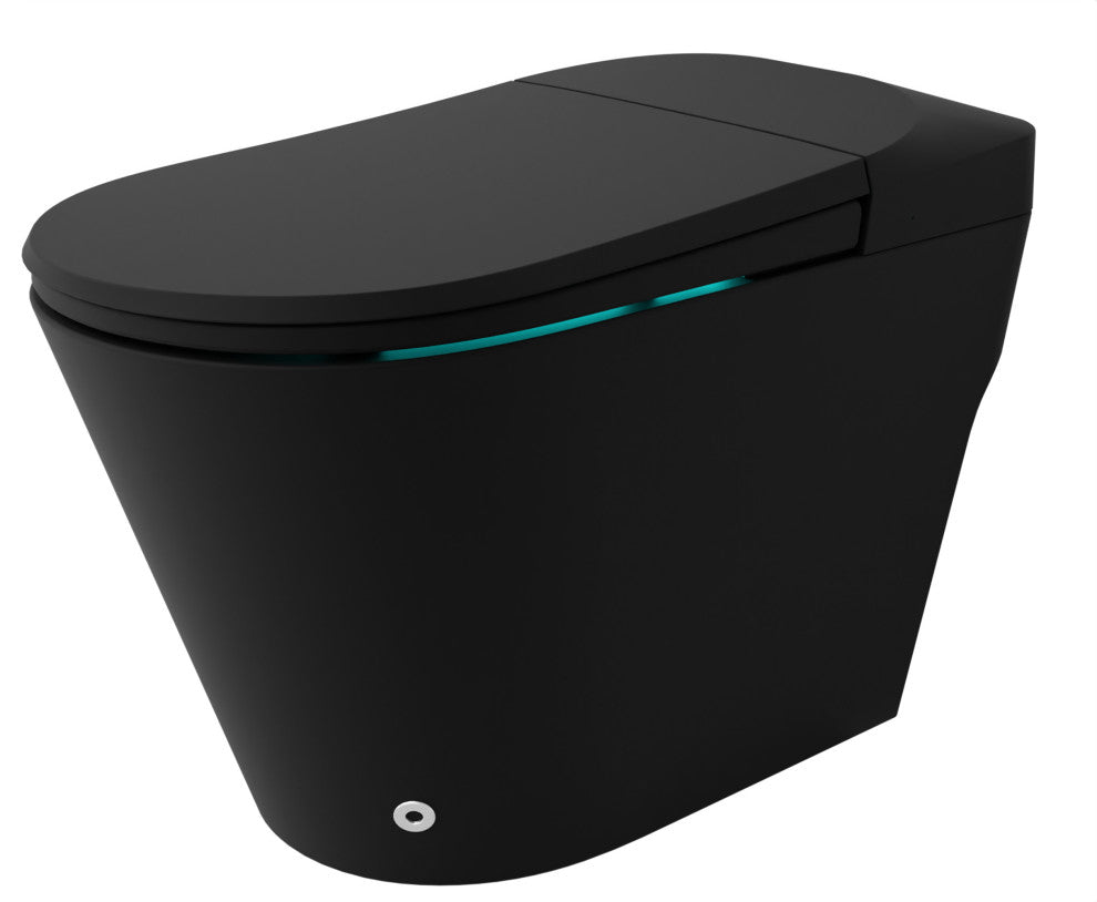ENVO Echo Wifi Elongated Smart Toilet Bidet, Matte Black