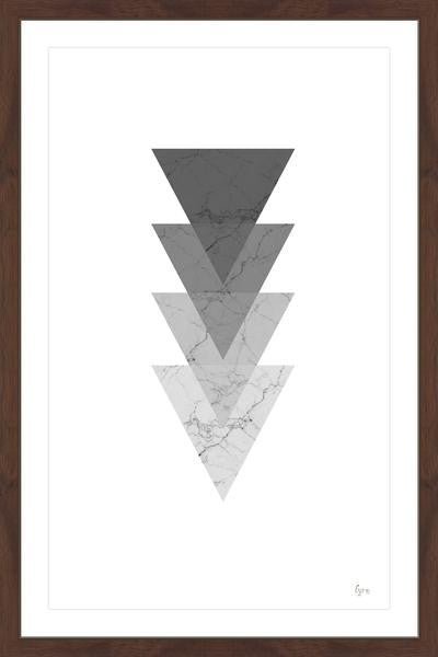 "Elemental Descension" Framed Painting Print, 20"x30"