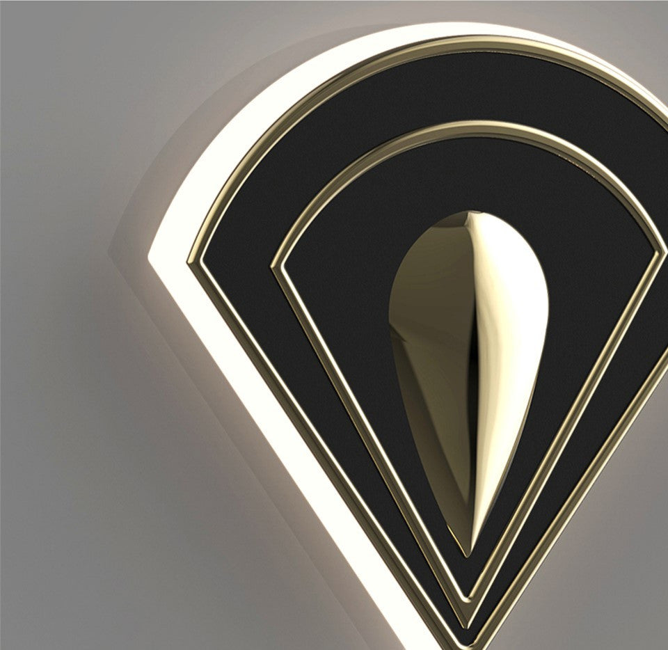 Manacor | Creative Copper LED Wall Light, 1 Head, Cool Light