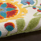 Nourison Aloha 7' x 10' Ivory/Multi Farmhouse Area Rug