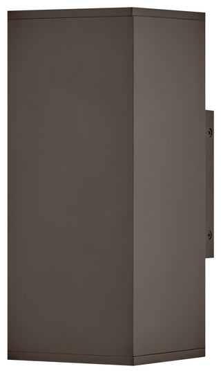 Hinkley Tetra Small Wall Mount Lantern Up/Down, Architectural Bronze