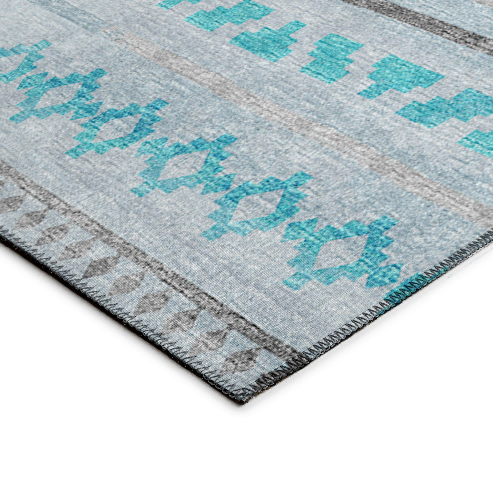 Indoor/Outdoor Sedona SN10 Skydust Machine Washable 6' x 6' Round Rug