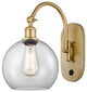 Innovations 518-1W-SG-G122-8 1 Light 8" Sconce, Satin Gold