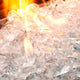 Crushed Fire Glass - Crystal Clear 1/2" to 3/4", 10 lb. Jar