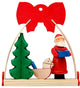 Graupner Ornament- Santa In Arch With Bow