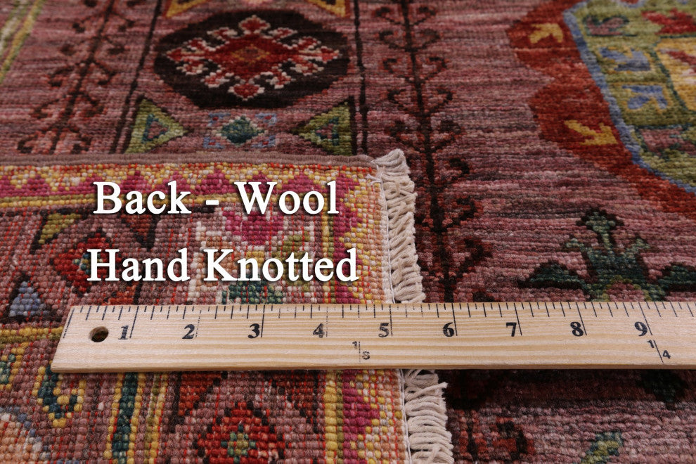 6' 9" X 10' 0" Handmade Persian Wool Rug - Q12496