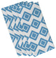 19x19", Diamond Jive 1 Geometric Print Napkin, Light Blue, Set of 4