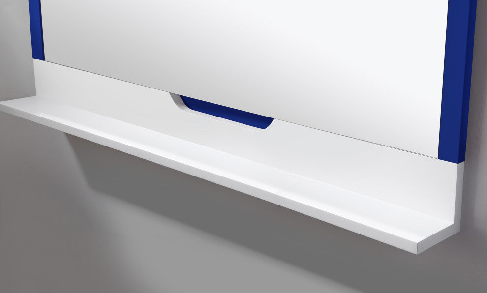 Mirror Regia, Navy Blue/White, 55"