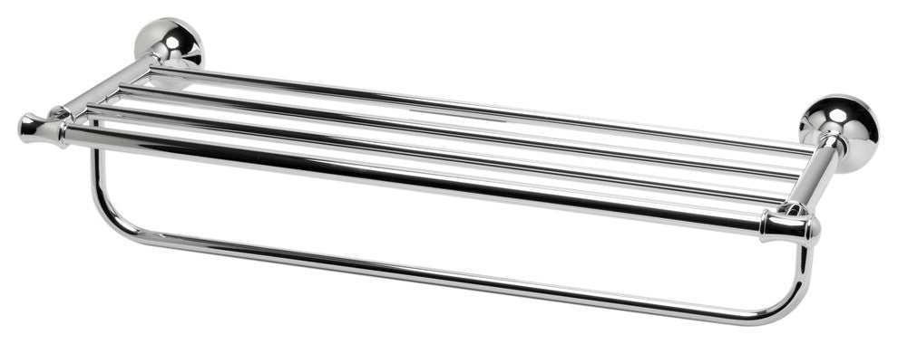 ALFI Brand AB9583 Polished Chrome 23 inch Towel Bar & Shelf Bathroom Accessory