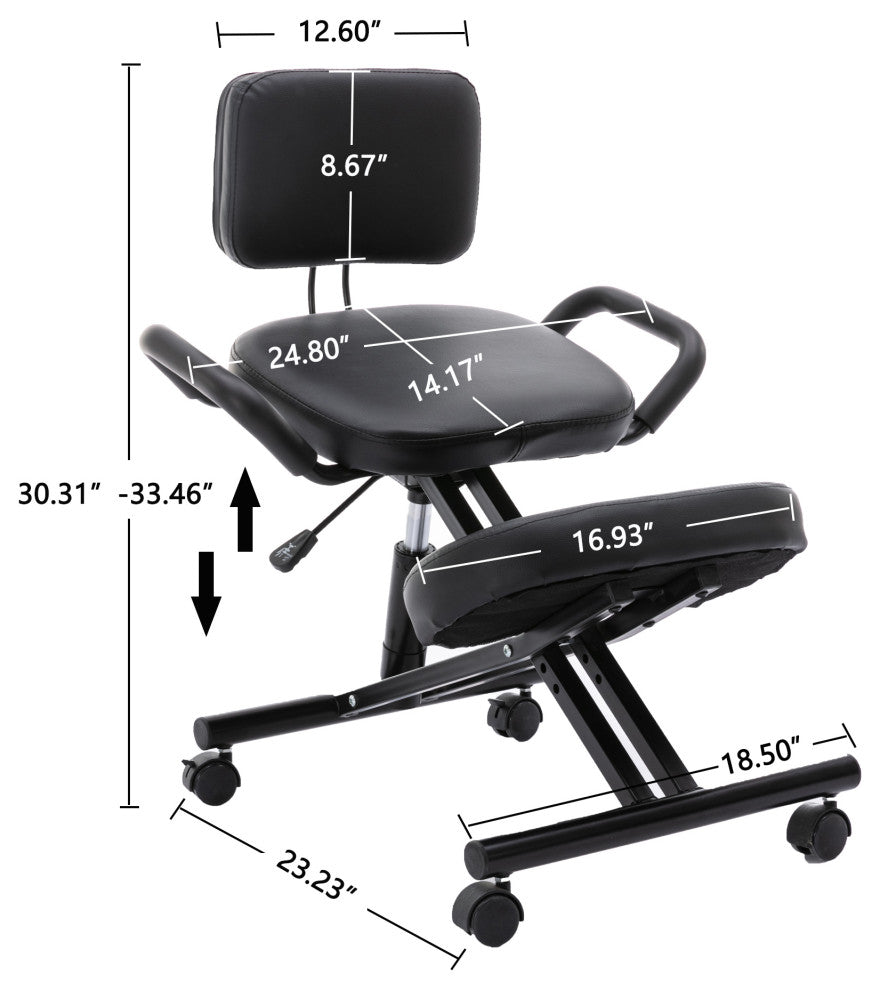 Ergonomic Kneeling Chair, Office Home Chair With Adjustable Height