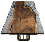 Arion Wavy Dining Table, 4-6 Seater