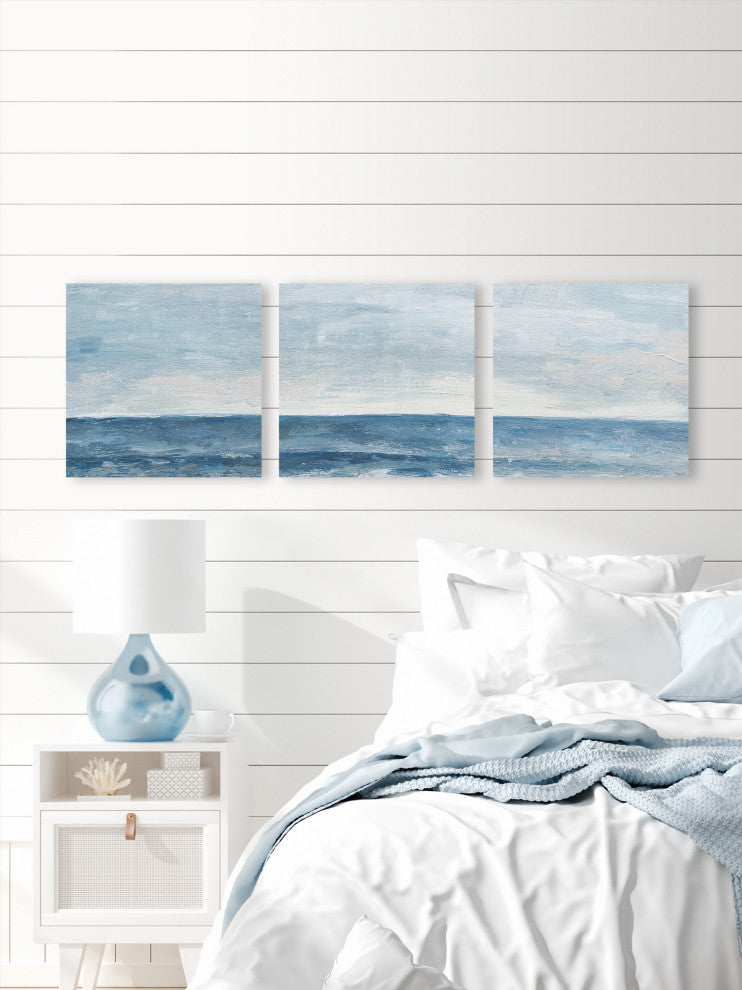 Endless Horizons Triptych, Set of 3, 24x24 Panels