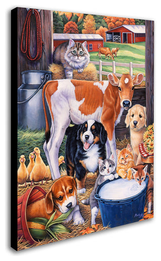 Jenny Newland 'Barn Pals' Canvas Art, 47x35
