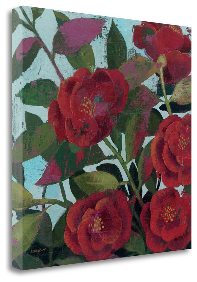 "Abundant Roses I" By Kathrine Lovell, Giclee Print on Gallery Wrap Canvas