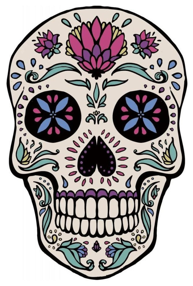 "Sugar Skull II" Digital Paper Print by Janelle Penner, 23"x32"